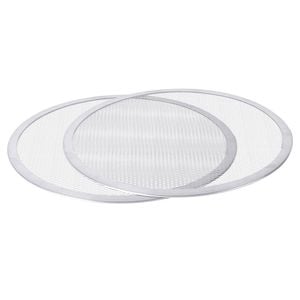 Argon Tableware 2x Mesh Pizza Screens - 12in 31cm Non-stick Metal Aluminium Pizza Trays Round Oven Safe Cooking Baking Pan Tray
