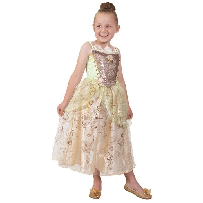 Disney Tiana Mulan Ultimate Princess Girls Fancy Dress Up Costume Size 9-10 Yrs