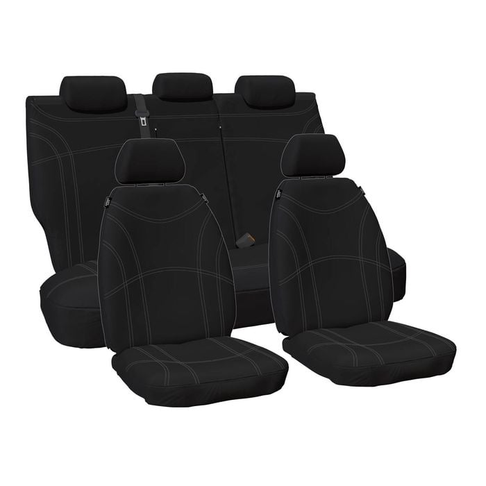 For Isuzu MU-X 2013-2015 Neoprene FRONT & REAR Seat Covers Waterproof Custom MUX