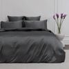 Bedding Co. Quilt Cover Set 100% Mulberry Silk 22 Momme Dark Grey King