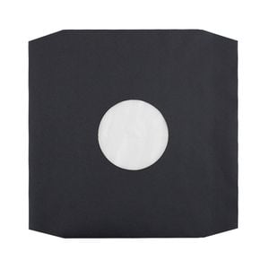 20 Pack of Vinyl Record Inner Sleeves 12 Inch Paper with Plastic Lining Black