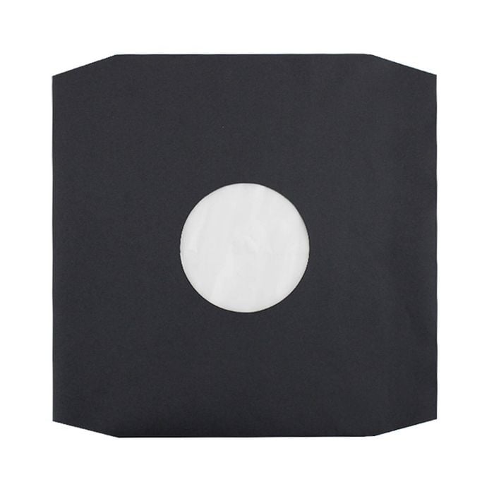 20 Pack of Vinyl Record Inner Sleeves 12 Inch Paper with Plastic Lining Black