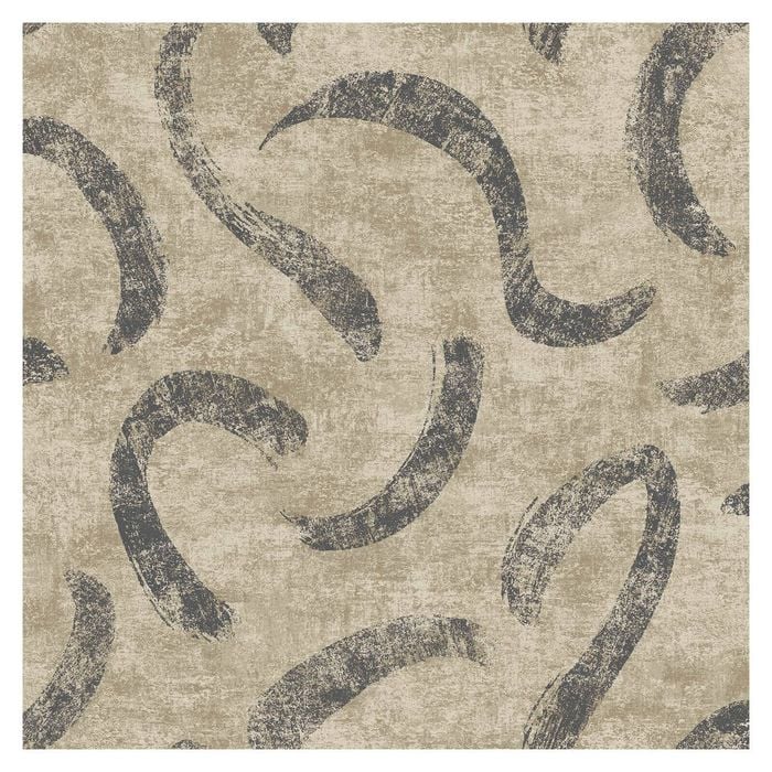 Sirocco Linen & Noir wallpaper,  66032