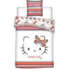 Hello Kitty Butterflies And Bugs Polycotton Quilt Cover Set - Single Bed Size
