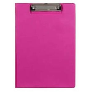 Marbig Plastic Clipfolder (A4) (Pink)