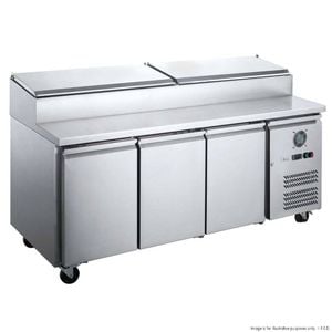 FED-X Three Door Sandwich Prep Fridge 10 x 1/3 GN Pans – 2020mm