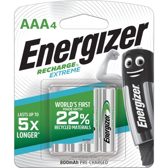 Energizer AAA Rechargeable Batteries - 4 Pack