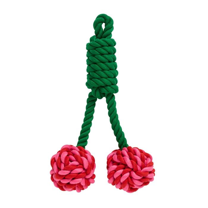 Happy Tails Rope Cherries Tug Toy