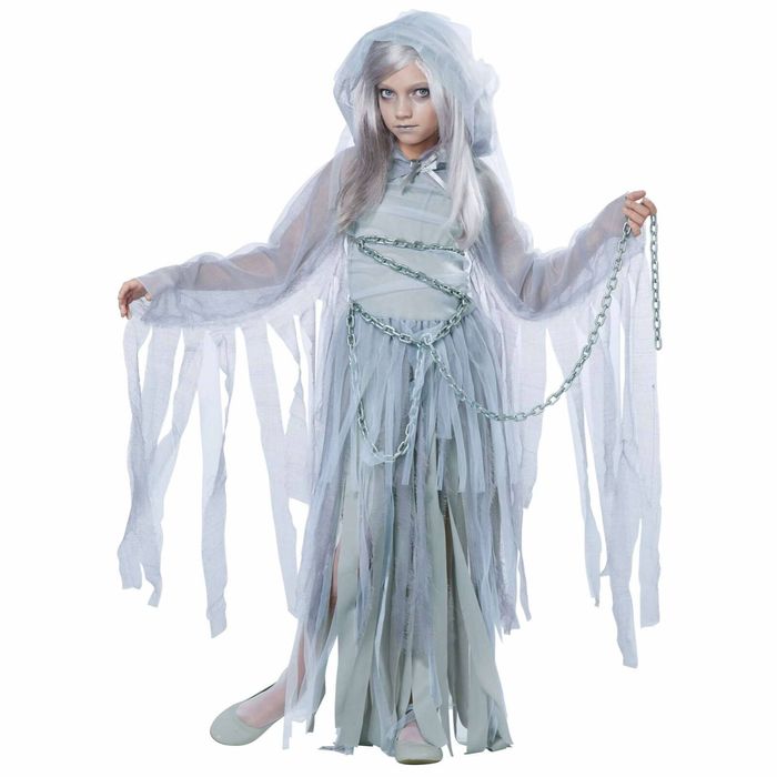 Haunting Beauty Ghost Bride Spirit Horror Halloween Dress Up Girls Costume M