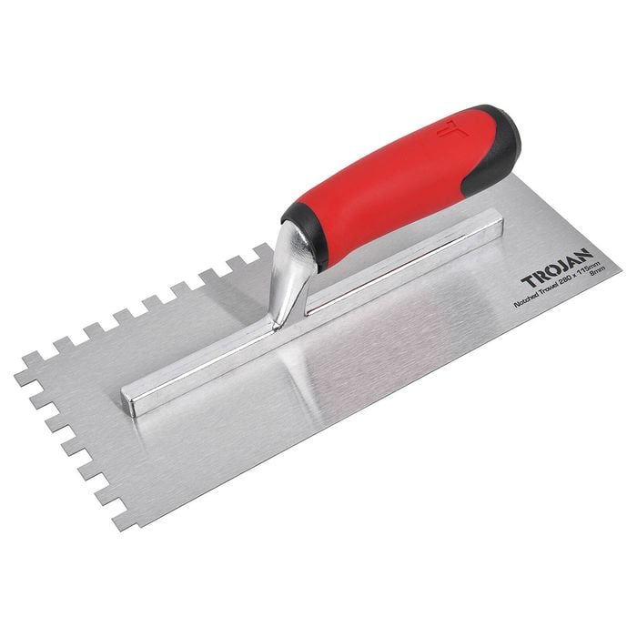 Trojan 280mm x 115mm Notched Plastering Trowel
