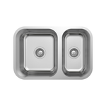 Estilo Stainless Steel 1 And 3/4 Bowl Sink