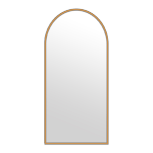 Elegant Collections Gold Metal Arch Mirror Medium