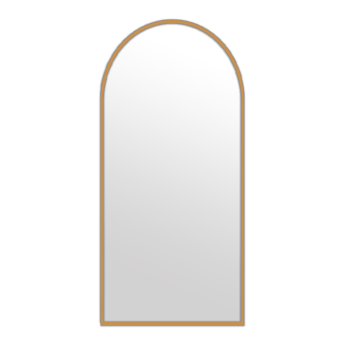 Elegant Collections Gold Metal Arch Mirror Medium