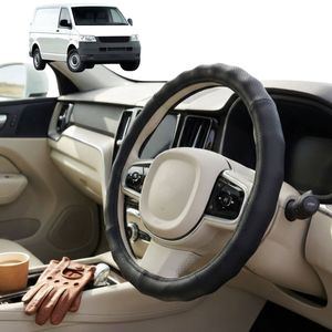 Australian Goose Steering Wheel Cover for VolksWagen Transporter 2004 - Current (T4, T5, T5 Facelift, T6, T6.1) Circle Black