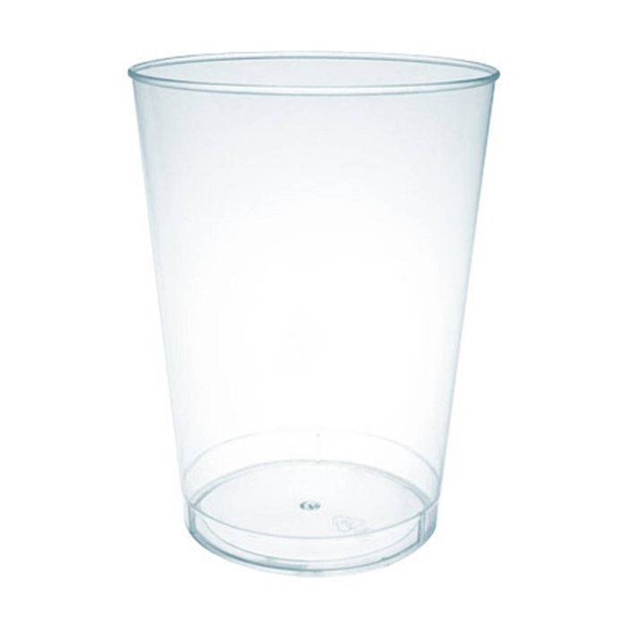12x 10pc Partyware Reusable Drinking Tumbler Cup Set Tableware 380ml Clear