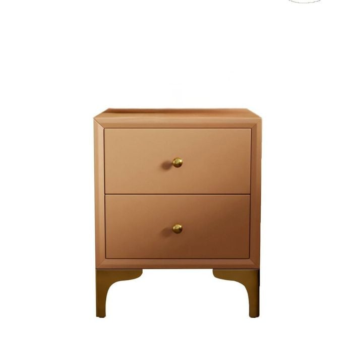 Georgie Bedside Table - Orange