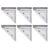 6x Kent Set Square 210mm 45 Deg Home/school Technical Drawing/graphic Design