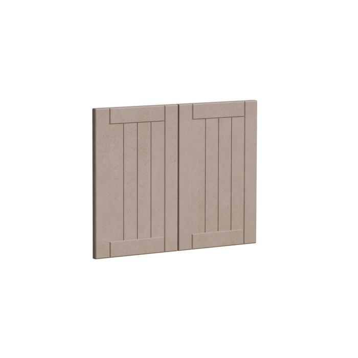 Kaboodle 600mm Raw Board Country Farmhouse Sink Doors - 2 Pack