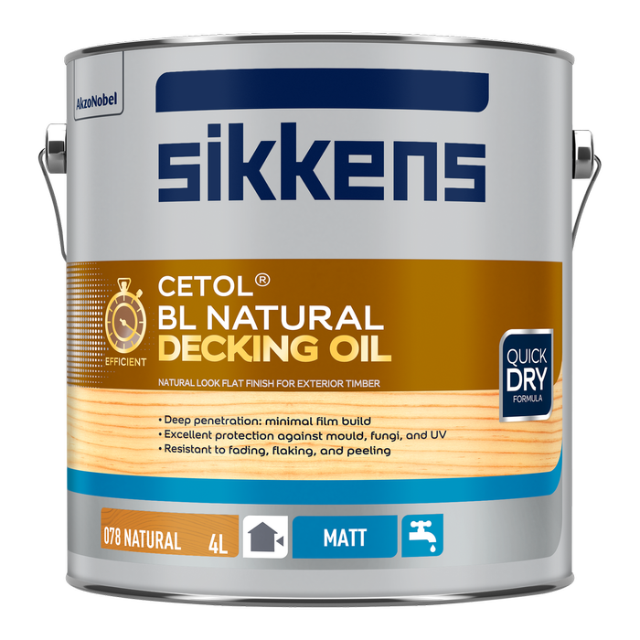 Sikkens Cetol 4L Natural BL Natural Decking Oil