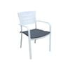 FurnitureOkay Cove Aluminium Outdoor Dining Chair - White
