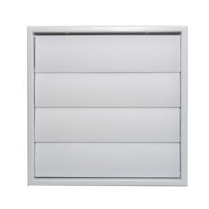 Builders Edge 125mm White Gravity Vent