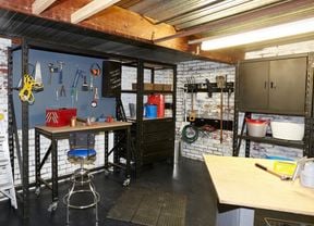 DIY Step Image - How to turn and convert your garage into a workshop . Blob storage upload.