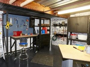 DIY Step Image - How to turn and convert your garage into a workshop . Blob storage upload.
