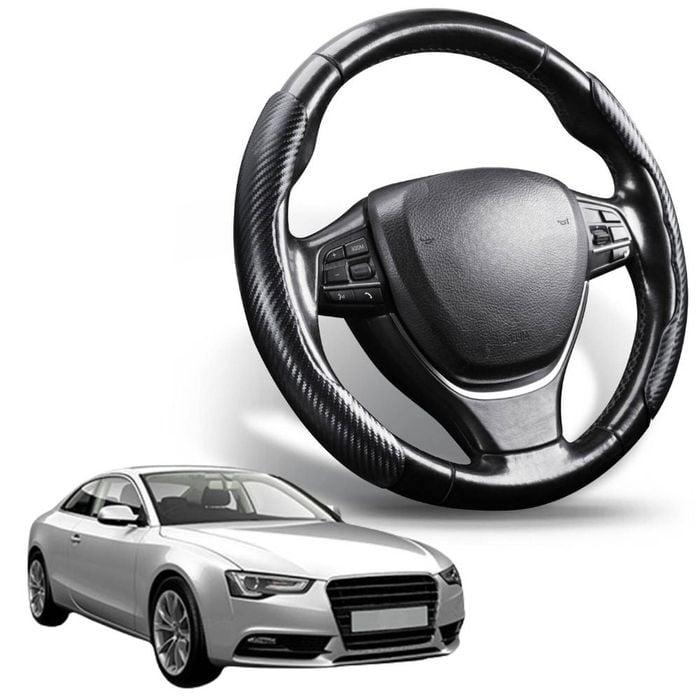 Segmented Steering Wheel Cover for Audi A5 S5 RS5 2007 - 2016 F5