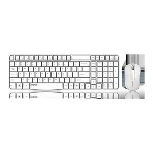 Rapoo X1800s Wireless Optical Keyboard And Mouse Combo - Black [x1800s-white]