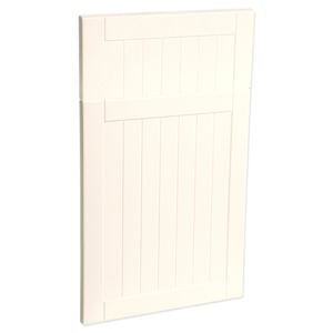 Kaboodle 450mm Country Vinyl 1 Door / 1 Drawer Panel - Antique White