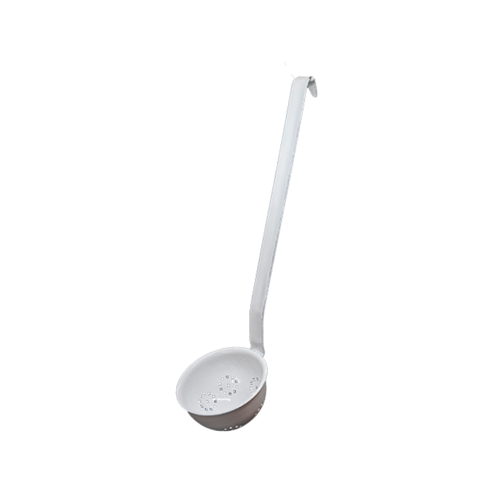 Urban Style Carbon Steel Enamelware Deep Skimmer - White