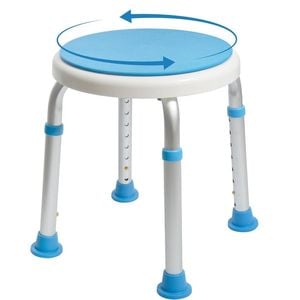 Altus Adjustable Swivel Shower Stool Aluminium frame Chair