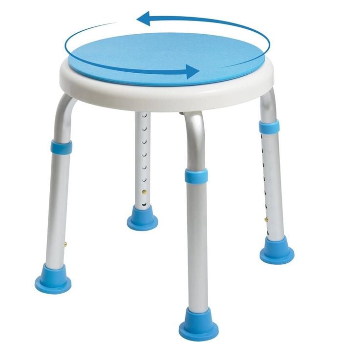 Altus Adjustable Swivel Shower Stool Aluminium frame Chair