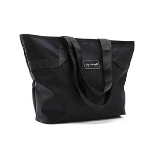 Decathlon - 25 L Leather Look Sport Tote Bag - Black - 25L