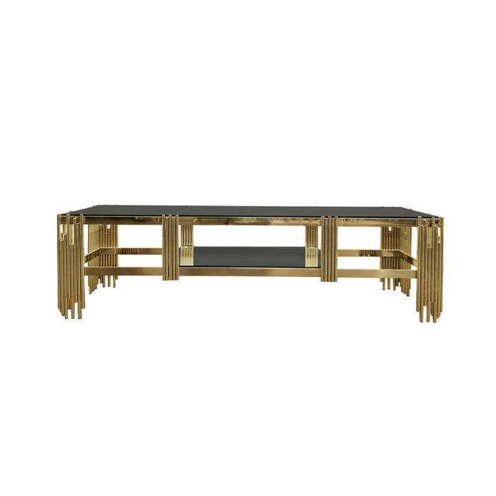Elegant Collections Gold Black Chelsea TV Unit