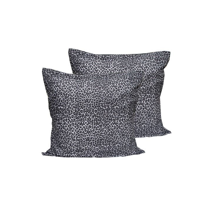 Accessorize 2 Piece Leopard European Pillowcase 65 x 65cm