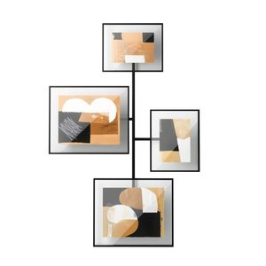 Umbra Flute Wall Gallery Frame  - Black 8x57x99cm