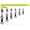 Mustad Ultrapoint Fastach Clip With Ball Bearing Swivel 0.1