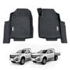 AUSGO Car Floor Mats for Holden Colorado Single / Extra Cab RG Series 2012-2020 All-Weather Floor Liners