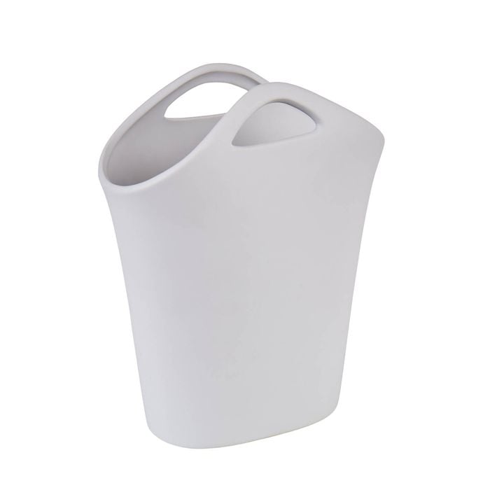 Emporium Ayo Basket Vase White 9x9x23cm