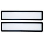All Set 520 x 110mm Number Plate Protector - 2 Pack