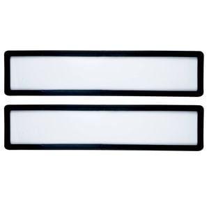 All Set 520 x 110mm Number Plate Protector - 2 Pack
