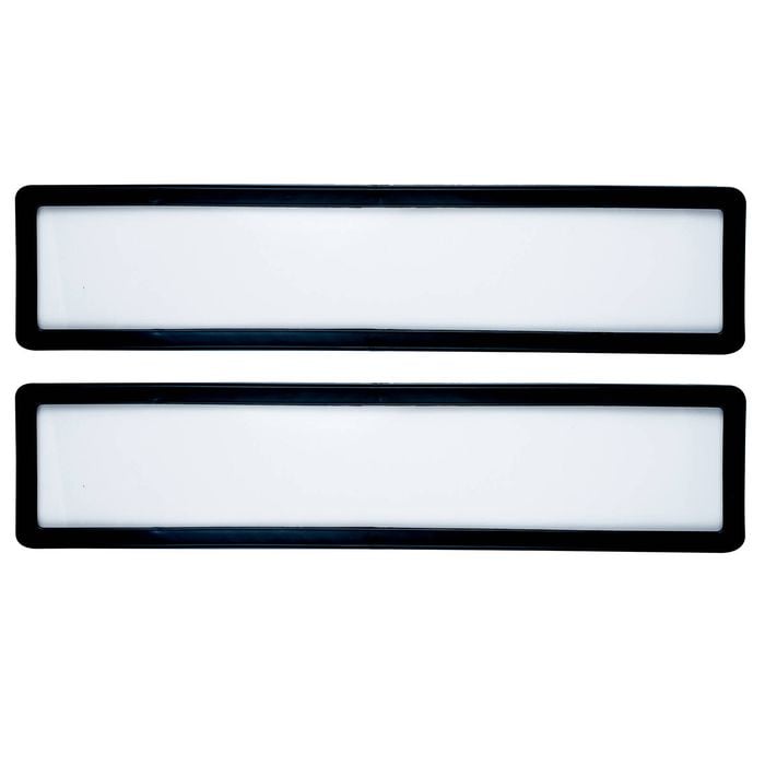 All Set 520 x 110mm Number Plate Protector - 2 Pack