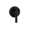 Zanda Matt Black Round Escutcheon with Disabled Turn