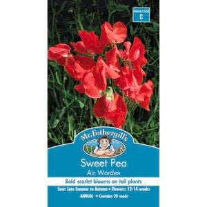 Mr Fothergill's Sweet Pea Air Warden Seeds