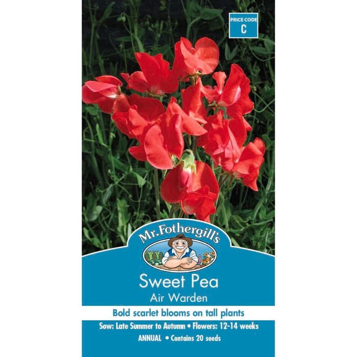 Mr Fothergill's Sweet Pea Air Warden Seeds