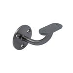 Carinya Black Nickel Flat Top Curved Handrail Bracket