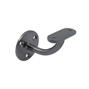 Carinya Black Nickel Flat Top Curved Handrail Bracket