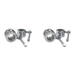 2pk Standard Chrome Collars For 28mm Weight Handle Bar Pair