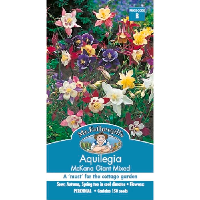 Mr Fothergill's Aquilegia Mckana Giant Mixed Seeds